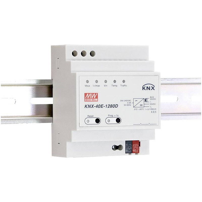 Foto van Mean well knx-40e-1280d schakelnetvoeding knx-40e-1280d