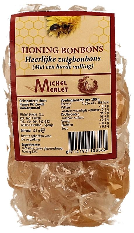 Foto van Michel merlet hoestbonbons honing