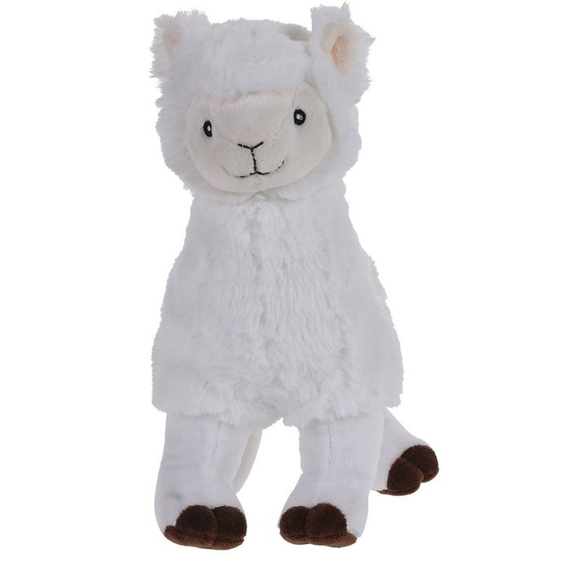 Foto van Witte alpaca/lama knuffeldier 30 cm - knuffel boederijdieren