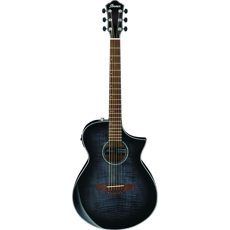 Foto van Ibanez aewc400 transparent black sunburst high gloss