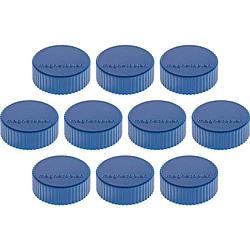 Foto van Magnetoplan magneet discofix magnum (ø x h) 34 mm x 13 mm rond donkerblauw 10 stuk(s) 1660014