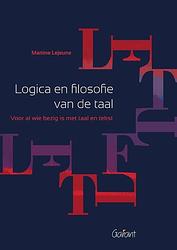 Foto van Logica en filosofie van de taal - martine lejeune - paperback (9789044139006)