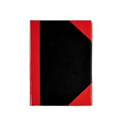 Foto van Verhaak notitieboek a6 karton/papier zwart/rood/wit