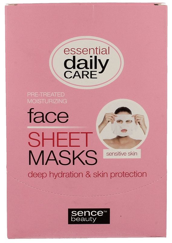 Foto van Sencebeauty gezichtsmasker sheet moisturizing