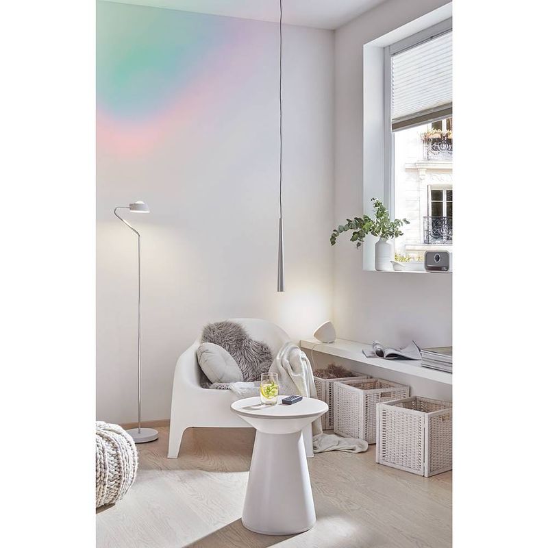 Foto van Paulmann gutta 70929 led-hanglamp led led vast ingebouwd 7 w aluminium (geborsteld)