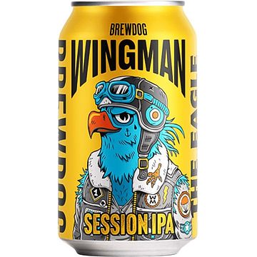 Foto van Brewdog wingman session ipa blik 330ml aanbieding bij jumbo | 2e halve prijs