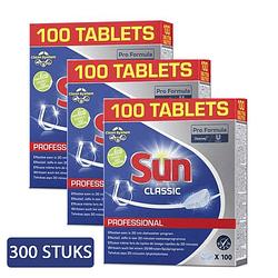 Foto van Sun - vaatwastabletten - classic - regular - voordeelverpakking 3 x 100 tabs