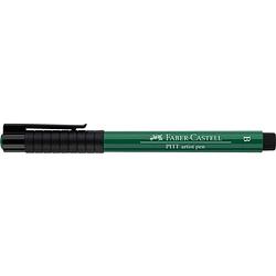 Foto van Tekenstift faber-castell pitt artist pen brush 264 phthalogroen donker