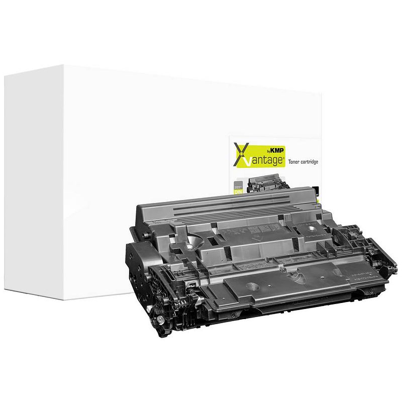 Foto van Kmp xvantage toner single vervangt hp 89x (cf289x) zwart 10000 bladzijden compatibel toner