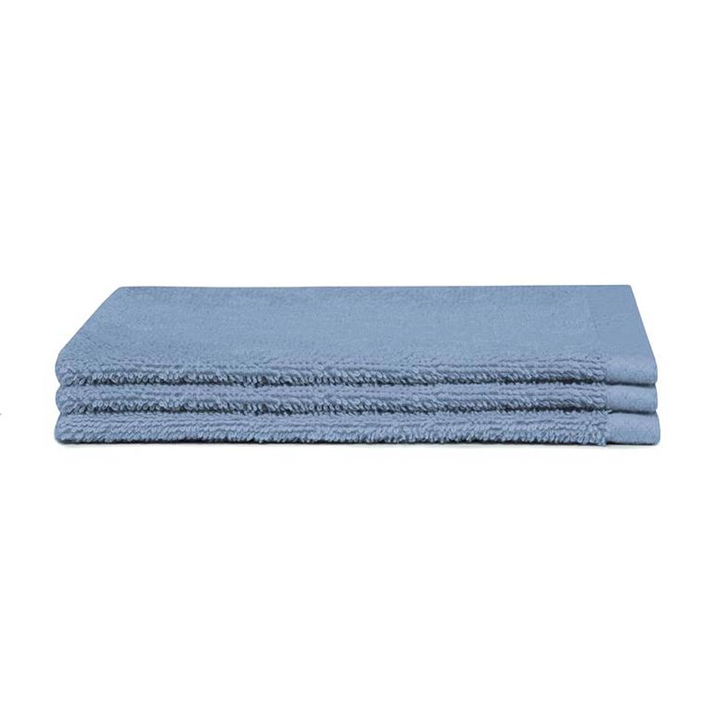 Foto van Seahorse - pure washand 16 x 21cm denim (3 stuks)