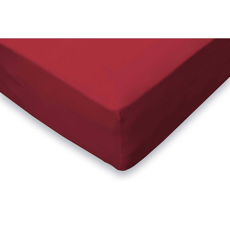 Foto van Elegance hoeslaken jersey katoen stretch 35cm hoge hoek - rood 160x210/220cm