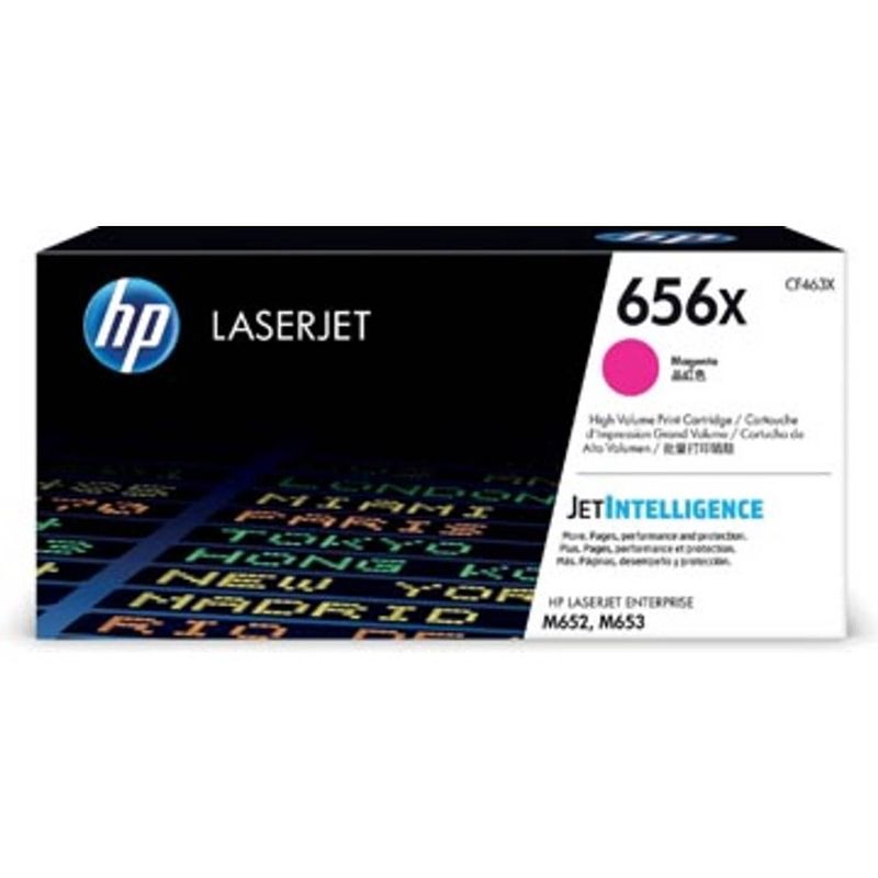 Foto van Hp toner 656x magenta, 22.000 pagina's - oem: cf463x