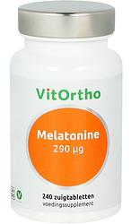Foto van Vitortho melatonine 290 µg zuigtabletten