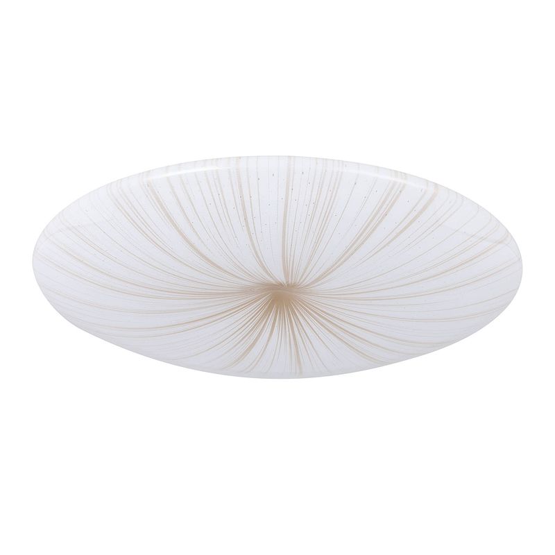 Foto van Eglo nieves 1 wandlamp/plafondlamp - led - ø 41 cm - /wit/goud