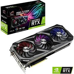 Foto van Asus videokaart nvidia geforce rtx 3060 ti strix 8 gb gddr6-ram pcie hdmi, displayport rgb-verlichting