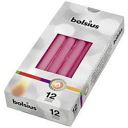 Foto van 5 stuks gotische kaarsen doos 12 fuchsia.