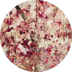 Foto van Wizard+genius vintage flower pattern vlies fotobehang 140x140cm rond