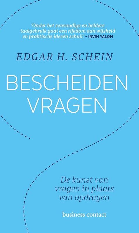 Foto van Bescheiden vragen - edgar h. schein - ebook (9789047014324)