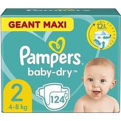 Foto van Pampers - baby dry - maat 2 - mega pack - 124 luiers