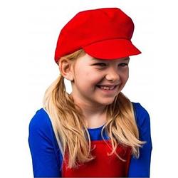 Foto van Rode verkleed cap/pet mario voor kinderen - verkleedhoofddeksels