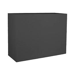 Foto van Plastic eda bloempot wall loft graphit - 46 l - 78,5 x 29,5 x 60 cm - antracietgrijs