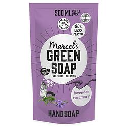 Foto van Marcels green soap handzeep lavendel & rozemarijn navulling