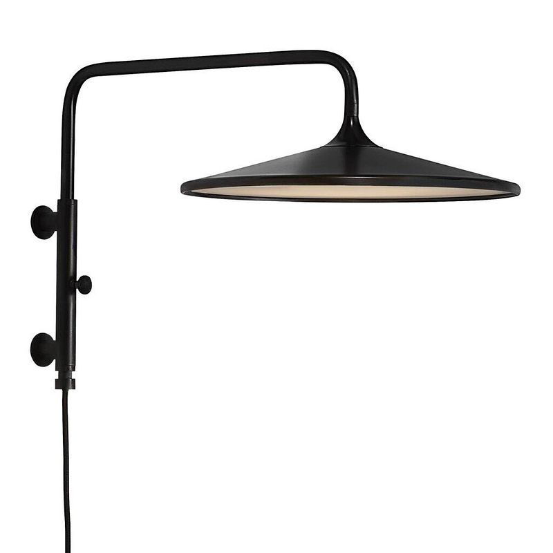 Foto van Nordlux wandlamp balance ø 30 cm 3 step dim zwart