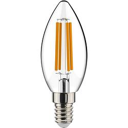 Foto van Proventa krachtige led filament lamp met kleine e14 fitting - ‚åä 35 mm - 1 x led kaarslamp