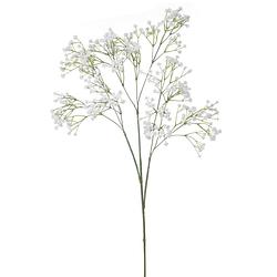 Foto van Kunstbloemen gipskruid/gypsophila takken wit 95 cm - kunstbloemen