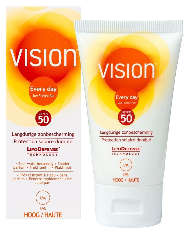 Foto van Vision every day sun protection spf50 50ml