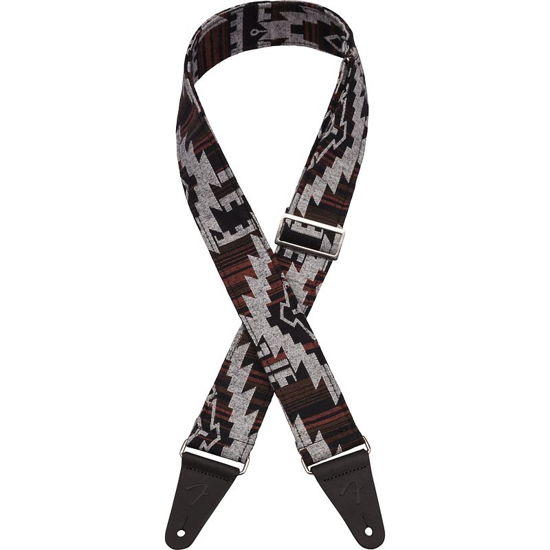 Foto van Fender zion strap black aztec gitaarband 2 inch