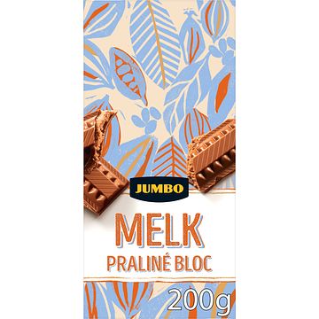 Foto van Jumbo melkchocolade praline bloc 200 g