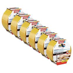 Foto van Tesa extra strong 05686 dubbelzijdige tape (l x b) 10 m x 50 mm 6 stuk(s)