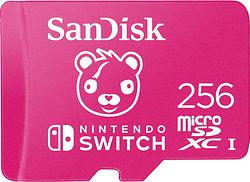 Foto van Sandisk microsdxc extreme gaming 256gb fortnite (nintendo licensed)