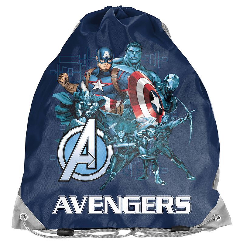 Foto van Marvel avengers gymbag, mightiest heroes - 38 x 34 cm - polyester