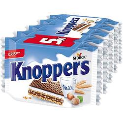 Foto van Knoppers milk crispy 5 stuks 125g bij jumbo