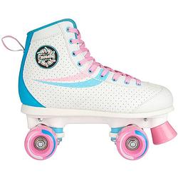 Foto van Nijdam retro swirl rolschaatsen - maat 37 - wit