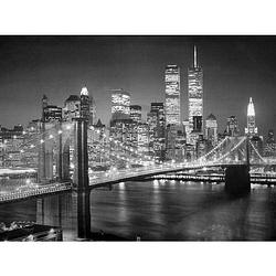 Foto van Henri silberman - brooklyn bridge kunstdruk 80x60cm