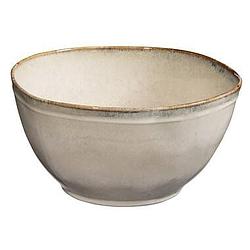 Foto van Saladeschaal anna - beige - stoneware - ø24 cm - leen bakker