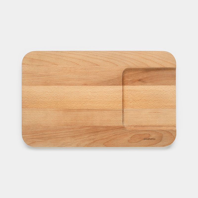 Foto van Brabantia profile houten snijplank voor groente, large - beukenhout