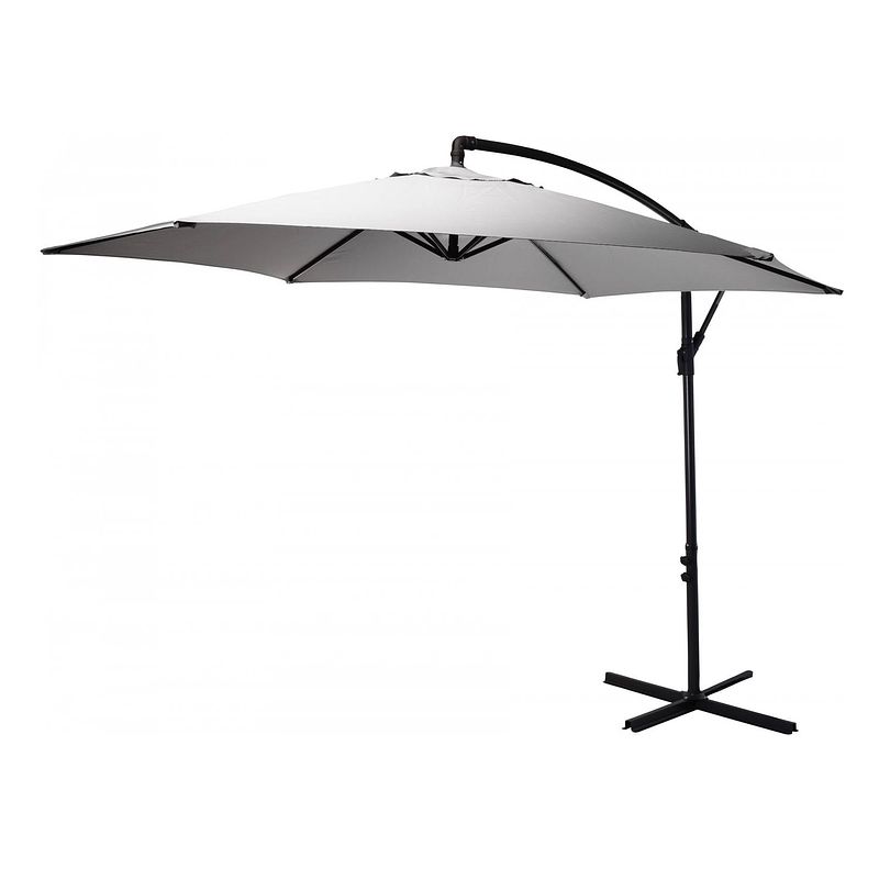 Foto van Pro garden - zweefparasol - parasol - ø3 m - lichtgrijs