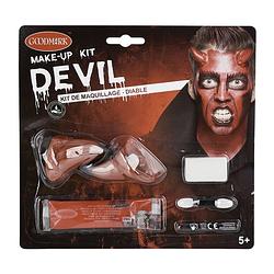 Foto van Halloween - makeup - duivel