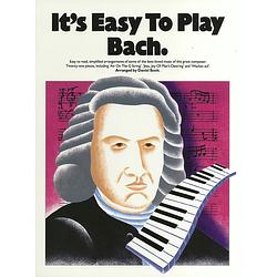 Foto van Hal leonard it'ss easy to play bach pianoboek