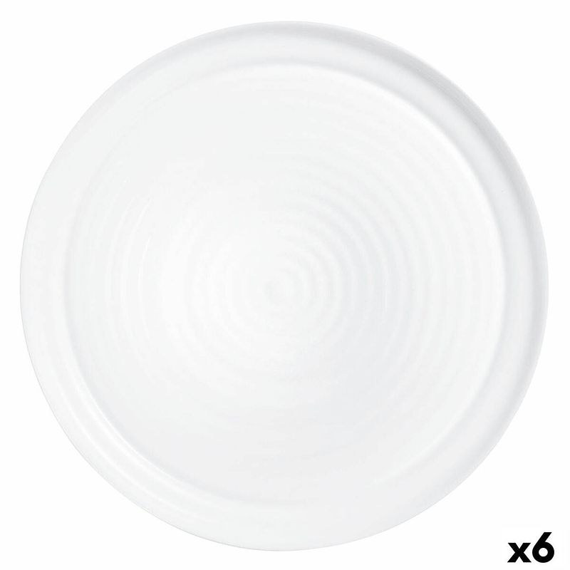 Foto van Pizzabord arcoroc evolutions wit glas ø 32 cm (6 stuks)