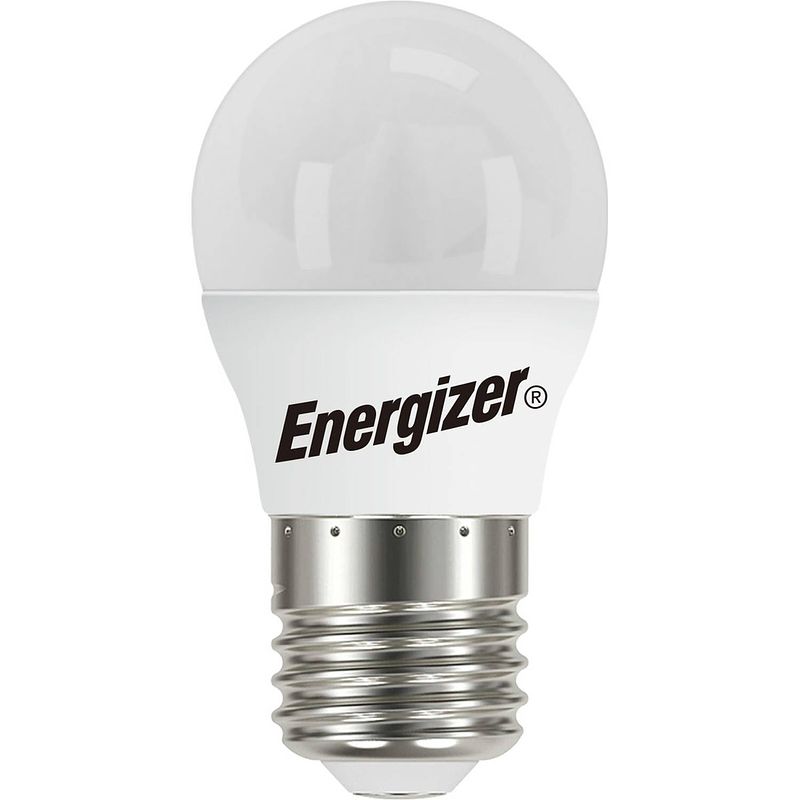 Foto van Energizer energiezuinige led kogellamp -e27 - 4,9 watt - warmwit licht - niet dimbaar - 5 stuks