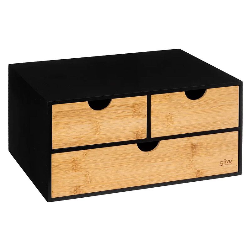 Foto van 5five kantoor organizer ladeblok - 3 lades - 32 x 25 x 16 cm - ladeblok