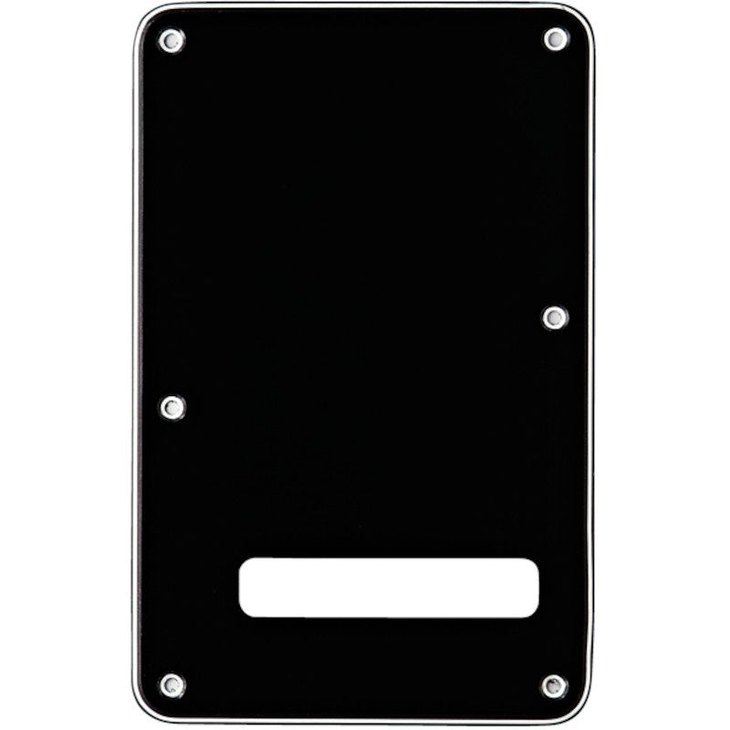 Foto van Fender stratocaster modern-style tremolo backplate black