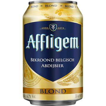 Foto van Affligem blond bier blik 330ml bij jumbo