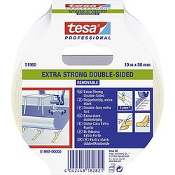 Foto van Tesa extra strong 51960-00000-11 bevestigingstape tesa professional doorschijnend (l x b) 10 m x 50 mm 1 stuk(s)