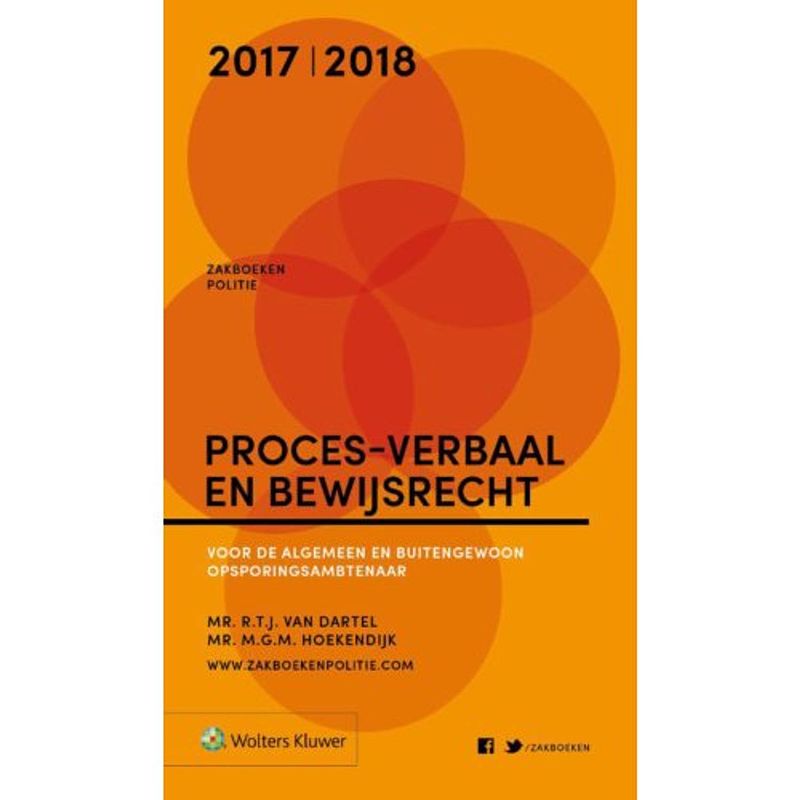 Foto van Zakboek proces-verbaal en bewijsrecht / 2017-2018